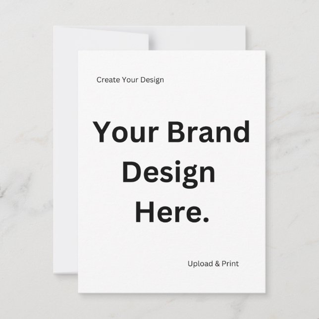 Cartão De Festividades Crie sua própria placa de férias planas de Impress (Frente)