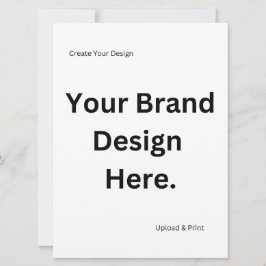 Cartão De Festividades Crie sua própria placa de férias planas de Impress