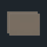 Cartão De Festividades Crie um espaço Na moda com uma Parede Marrom e<br><div class="desc">Elevem sua decoração doméstica com uma parede marrom moderna e minimalista adornada com um relógio branco e preto chic. Melhore o seu espaço com esta arte monocromática de parede na moda!"</div>