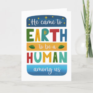 Cartão De Festividades Cristão Religioso Natal John 1:14