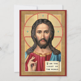 Cartão De Festividades Cristo da Luz do Mundo