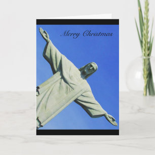 Cartão De Festividades cristo de natal