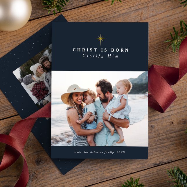 Cartão De Festividades Cristo é colagem religiosa de Natal Nascer (Criador carregado)