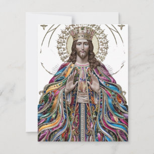 Cartão De Festividades Cristo é Rei