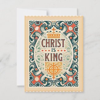 Cartão De Festividades Cristo é Rei
