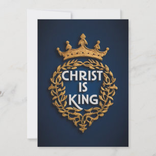 Cartão De Festividades Cristo é Rei