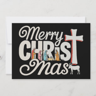Cartão De Festividades Cristo Mas Natal Cristão Jesus Natal feliz