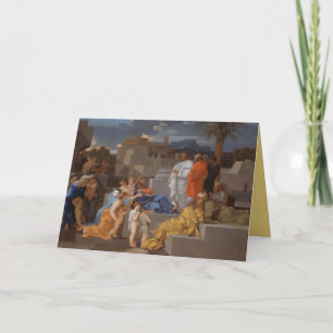 Cartão De Festividades Cristo Recebendo as Crianças - Férias de Bourdon