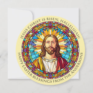 Cartão De Festividades Cristo Ressuscitou Religioso Católico Páscoa