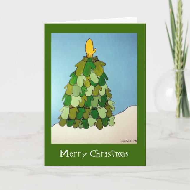 Cartão De Festividades Crochet Group Christmas Card (Frente)