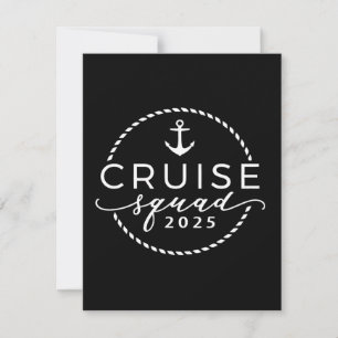 Cartão De Festividades Cruise Squad 2025 Family Matching Outfit Summer