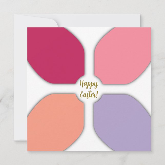 Cartão De Festividades Cruz Floral (Frente)