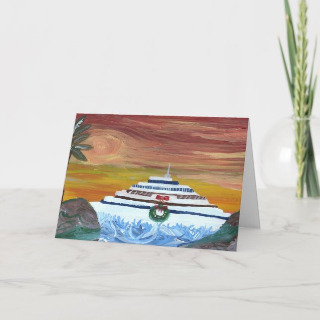 Cartão De Festividades Cruzeiro de Natal (Frente)