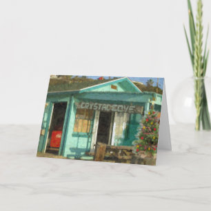 Cartão De Festividades Crystal Cove Holiday Beach Shack