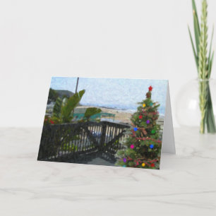 Cartão De Festividades Crystal Cove Holiday Beach View