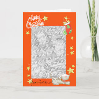 Cartão De Festividades cumprimento do cachorrinho