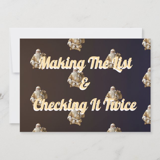 Cartão De Festividades Cumprimentos de feriado para feliz  (Frente)