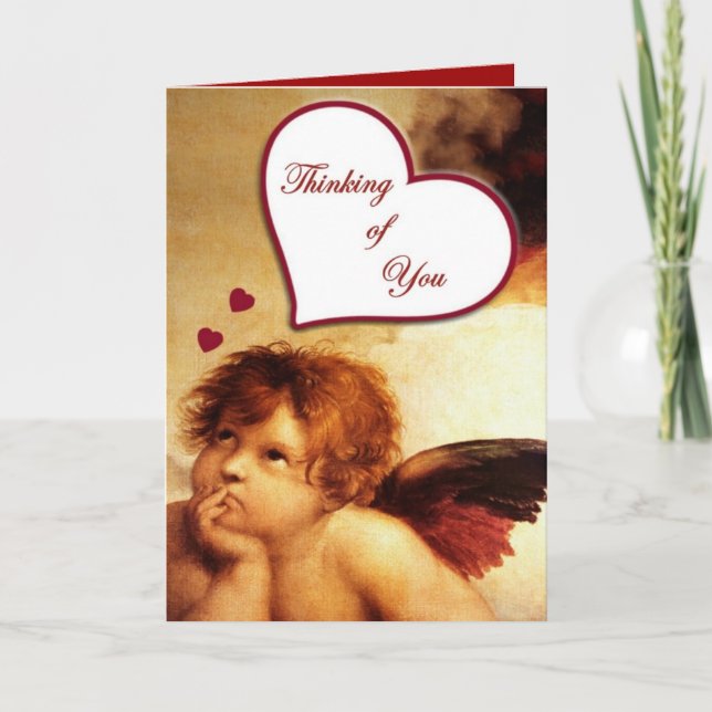Cartão De Festividades Cupid - Valentine's Day Card (Frente)