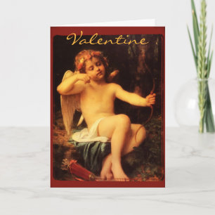 Cartão De Festividades Cupid with Bow Fine Art Image Valentine