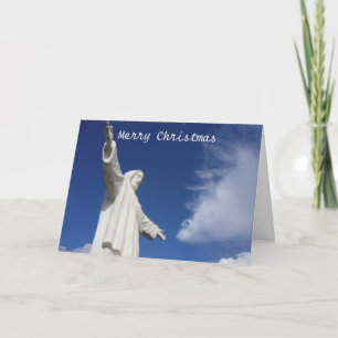 Cartão De Festividades cusco christmas statue