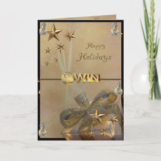 Cartão De Festividades Custom Made Company Holiday Card for Client