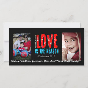 Cartão De Festividades Customizable Holiday Photo Greeting Card