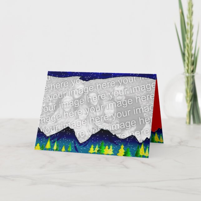 Cartão De Festividades Customizable Holidays Card (Frente)