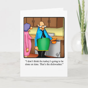 Cartão De Festividades Customizable Thanksgiving Humor Greeting Card