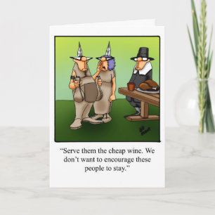 Cartão De Festividades Customizable Thanksgiving Humor Greeting Card
