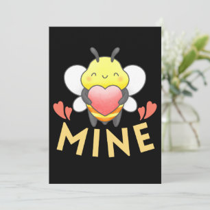 CARTÃO DE FESTIVIDADES CUTE BEE MINE - DIA DOS NAMORADOS ENGRAÇADO