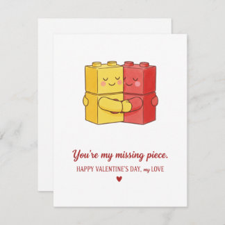 Cartão De Festividades Cute Couple Valentine’s Day Love Greeting Card