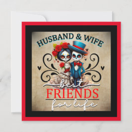 Cartão De Festividades Cute Crânio de Açúcar