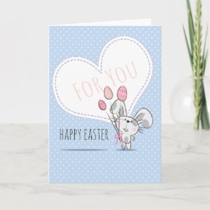 Cartão De Festividades Cute Easter Greeting Card