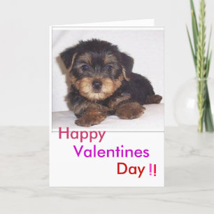 Cartão De Festividades cute lil puppy, Valentines, Day, Happy, !, !