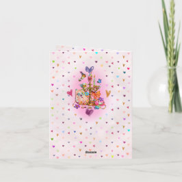 Cartão De Festividades Cute Pastel