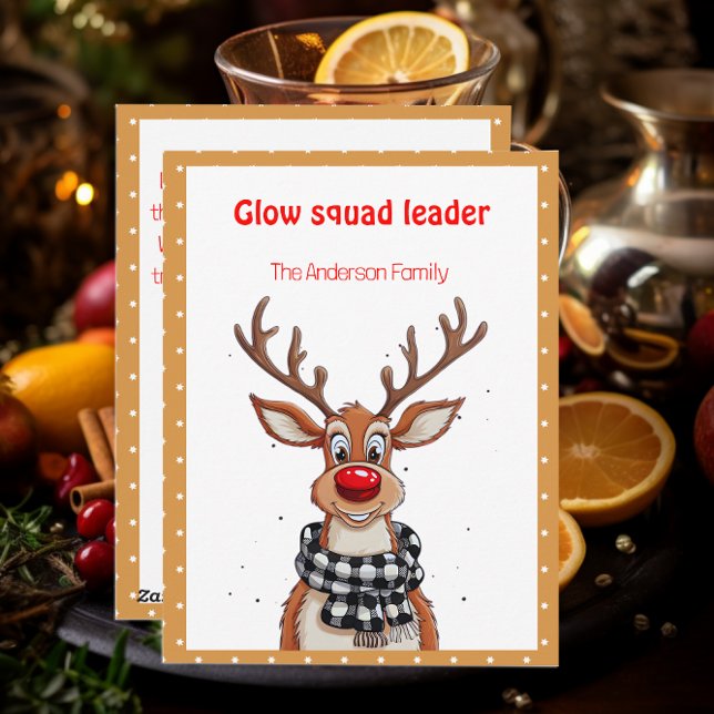 Cartão De Festividades Cute reindeer christmas wish beige retro Postcard (Criador carregado)