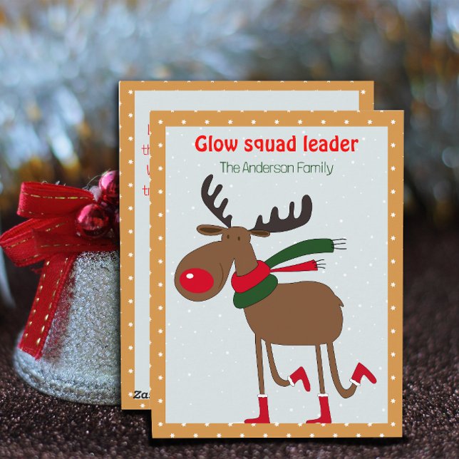 Cartão De Festividades Cute reindeer christmas wish beige retro Postcard (Criador carregado)