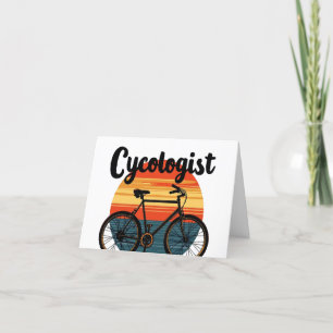 Cartão De Festividades Cycologista: Energetic Biker Tee - for Cycling
