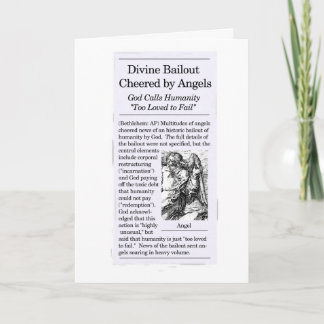 Cartão De Festividades Da "cartão de Natal do tema ajuda"