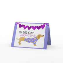 Dachshund Dog Cute Engraçado Puro Texto Personaliz