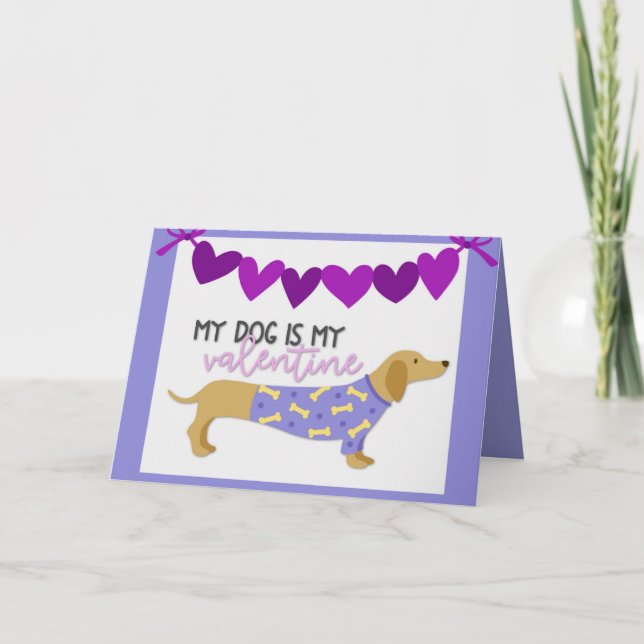 Cartão De Festividades Dachshund Dog Cute Engraçado Puro Texto Personaliz (Frente)
