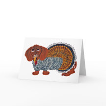 Dachshund Thanksgiving Turkey