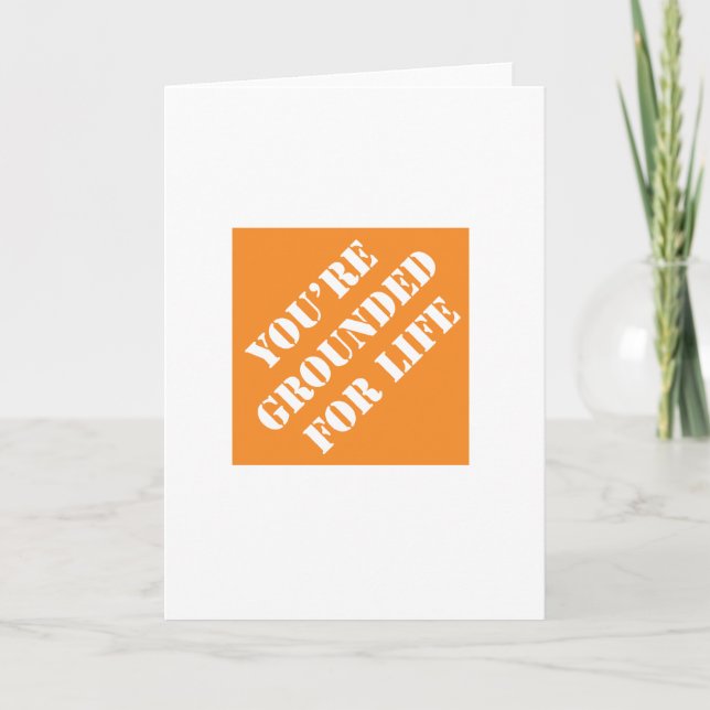 Cartão De Festividades Dadismas que você é criado para a vida (Frente)