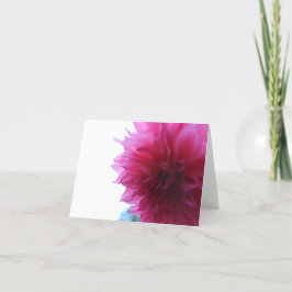 Cartão De Festividades Dahlia do Jardim Rosa