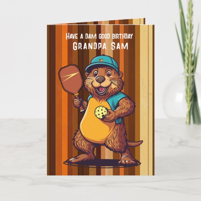 Cartão De Festividades Dam Good Pickleball (Frente)