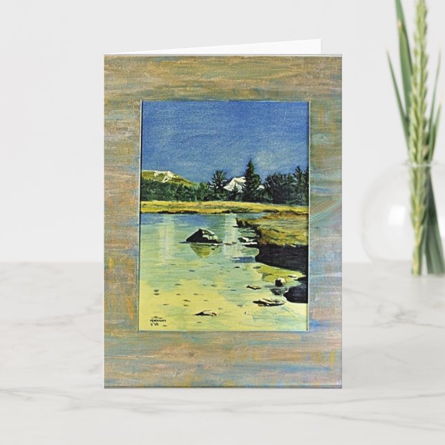 Cartão De Festividades Dana Meadows, Parque Nacional Yosemite (Frente)