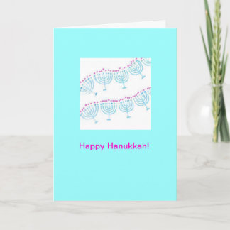 Cartão De Festividades Dancing Menorahs Chanukah Card