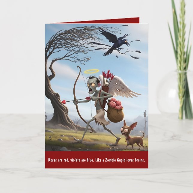 Cartão De Festividades Dark Humour Valentine's Day (Frente)