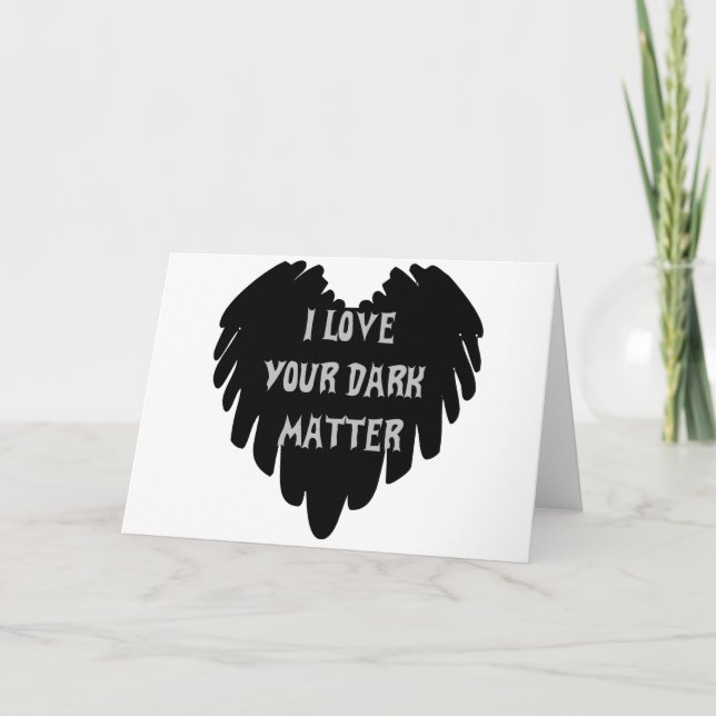 Cartão De Festividades Dark Matter (Frente)