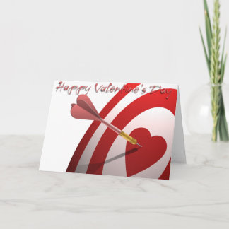 Cartão De Festividades Dart and Heart